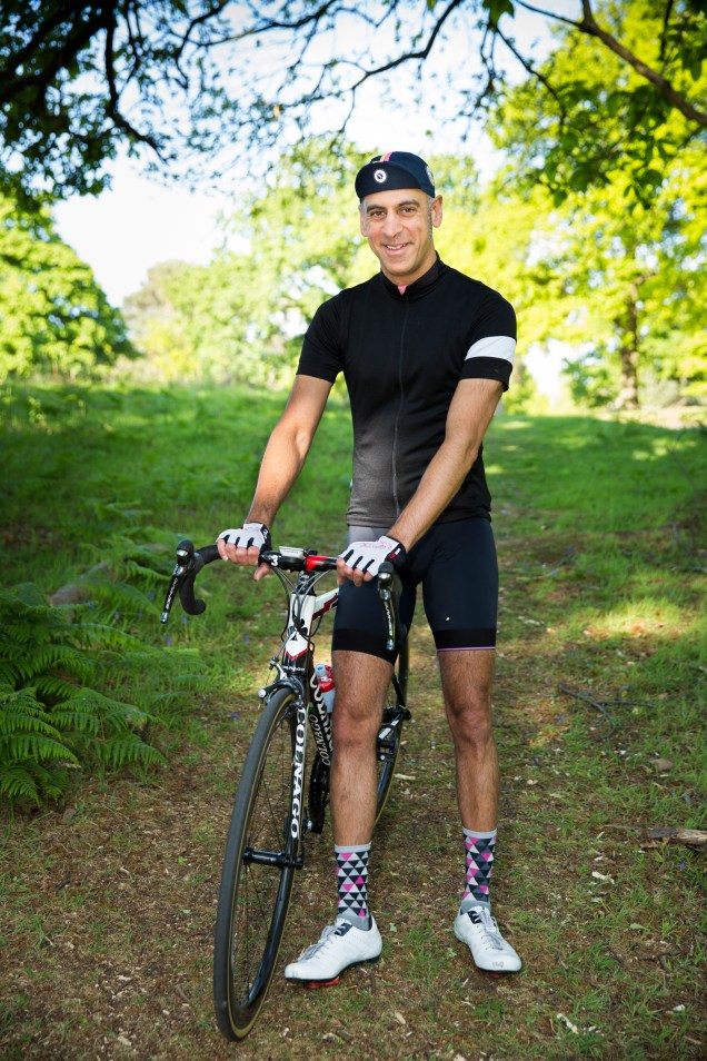 Sanjay on his bike has overcome pudendal neuralgia