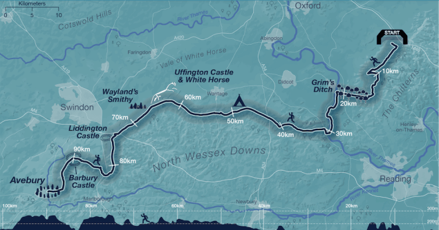 Map of Race To The Stones