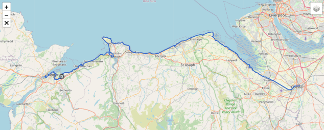 To show September upandrun route